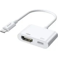 JOYROOM Adapter iPhone auf digitales HDMI + iPhone FullHD 1080p 60Hz weiß HDMI-Adapter