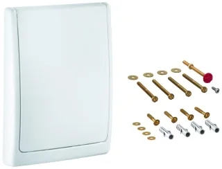 Grohe Abdeckplatte 43179 komplett für WC-Drucksp. Wandeinbau alpinweiß, 43179SH0 43179SH0