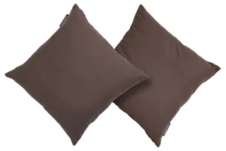 Bruno Banani Dekokissen "Lagan" 2-er Set, einfarbig, Kissenhüllen ohne Füllung, 40 x 40 cm