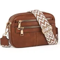 TAN.TOMI Umhängetasche Crossbody Bag Damen Umhängetasche Moderne Taschen Modisch, Vielseitig mit Verstellbarer Schulterriemen