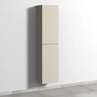 Sanipa 3way Hochschrank mit 2 Türen, Kaschmir-Matt SP0951U