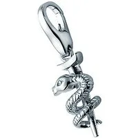 GIORGIO MARTELLO MILANO Charm-Einhänger Aeskulapstab, Silber 925