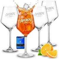 Maxito Cocktailglas als Aperol Spritz Gläser von hervorragender Qualität mit 400 ml, 4-tlg.