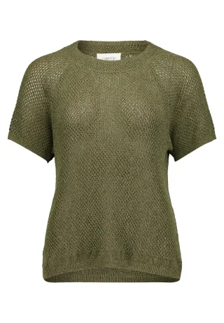 CARTOON - Strickpullover Khaki/Gold - Gr. - 36