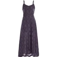 Vishes Sommerkleid Langes Kleid Baumwolle Ornament Print Spaghettiträger Alternative Mode, Boho, Hippie, Ethno, Festival