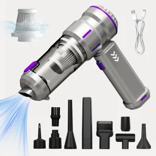 Tevorex Wireless Handheld Vacuum Cleaner 17000Pa Strong Suction Type C Rechargeable Lightweight Cleaner for Car Home