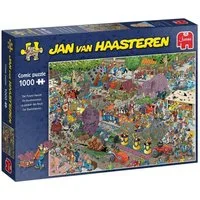 Jan van Haasteren Puzzle JUMBO 19071 Jan van Haasteren Der Blumenkorso 1000 Teile Puzzle, 1000 Puzzleteile