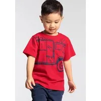 KIDSWORLD T-Shirt FEUERWEHR Kurzarm, Basic-Passform, mit trendigem Druck, Rundhalsausschnitt