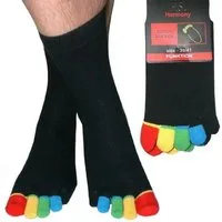 RS Harmony Zehensocken RS Zehensocken bunte Zehen 1 Paar (1 Paar, 1-Paar, 1 Paar) jede Zehe einzeln gestrickt