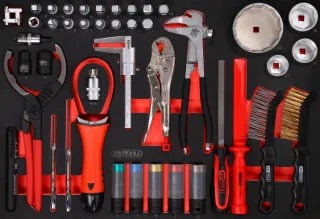 KS Tools Öl- - und Reifendienst-Satz in Schaumstoffeinlage, 43-tlg - 811.0043
