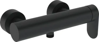 Hansa Einhandmischer Brausebatterie HANSAGENESIS 3745, Matt-Schwarz, 3745010733 3745010733