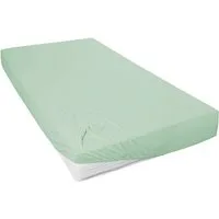 Primera Spannbettlaken Mako-Feinjersey Spannbetttuch, Mako-Jersey, Gummizug: rundum, (1 Stück), Geeignet für Standardmatratzen bis 22 cm, 100% Baumwolle