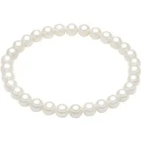 Rafaela Donata Perlenarmband weiß, Armband Muschelkernperle weiß