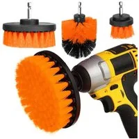 BIGSTREN Reinigungsbürste Reinigung Bohrmaschine, Bohrmaschinen, (Spar-Set, 4-tlg., praktisch langlebig), In 4 verschiedenen Bürstengrößen