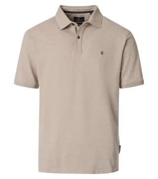 CASAMODA - Polo-Shirt beige - Gr. - 5XL