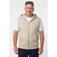Men Plus Sweatshirt Weste Sweat Kapuze Kängurutasche