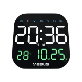 Mebus 19855 Quarz-Wanduhr digital