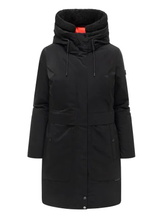 Marikoo Damen Winterparka Pakaami mit Teddyfutter