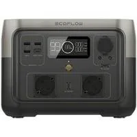 RIVER 2 Max, tragbare Powerstation schwarz/grau, 512Wh, X-boost 1.000W, LFP-Akku