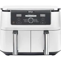 NINJA Heißluftfritteuse Foodi AF400EU Dual Zone Airfryer, 2470 W, mit 6 Programmen, 9,5 L für bis 8 Personen