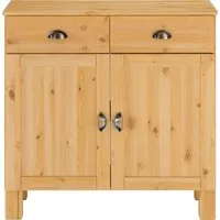 Home affaire Unterschrank Oslo 85 cm breit, 38 cm tief, als Sideboard nutzbar, 2 Türen, 2 Schubladen