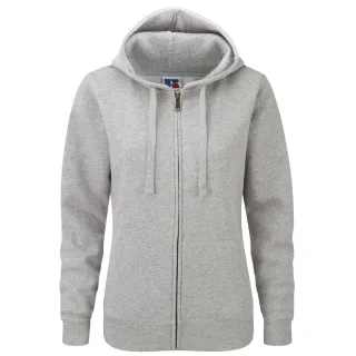 Russell Ladies Premium Authentic Zipped Hoodie (3-Lagen-Gewebe) (Light Oxford)