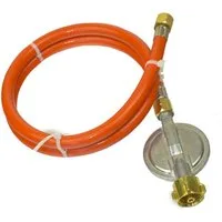 Smad Druckregler WYF-28L150-E, mit 1m Gasschlauch,Gaskühlschränkeund-grills