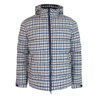Aquascutum Active Sp Kapuzen-steppjacke Club Check