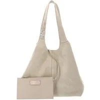 COCCINELLE Schultertasche Handbag Suede (Set, 2-tlg), aus echtem Rindsleder