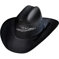 Stars & Stripes Cowboyhut Ashton Western Strohhut mit Hutband