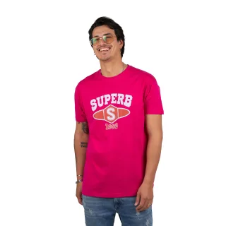 University SPRBCA-2201 Kurzarm-T-Shirt für Herren mit Rundhalsausschnitt