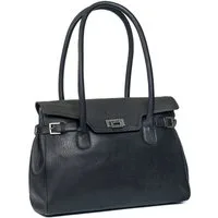 Benthill Henkeltasche Damen Echt Leder Handtasche Schultertasche Vintage Bag Tasche, Reißverschlussfach