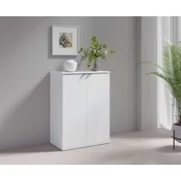 OTTO home Kommode THALIAANA Sideboard mit 2 Türen, modernes Design, Breite 60 cm, Schrank in 3 Farben erhältlich, schwarze Metallgriffe, viel Stauraum