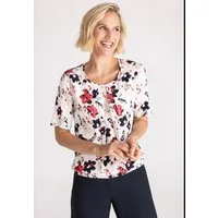 FRANK WALDER Blusenshirt mit sanfter Falte