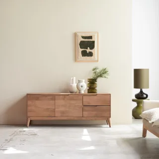 TV-Schrank Gabrielle aus massivem Mangoholz, 140 cm