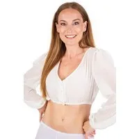 Alpenfee Tracht Dirndlbluse Dirndlbluse - FENJA CHIFFON - creme
