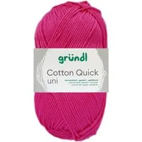 Gründl 50 Gramm Gründl Cotton Quick Uni Farbauswahl Häkelwolle