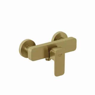 Kludi RENON Brause-Einhandmischer eigensicher Brushed Gold (18) PVD, 42831N075 42831N075
