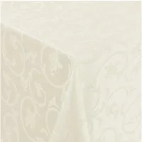 Moderno Tischdecke Tischdecke Stoff Damast Barock Jacquard Ranken Design mit Saum, Eckig 80x80 cm