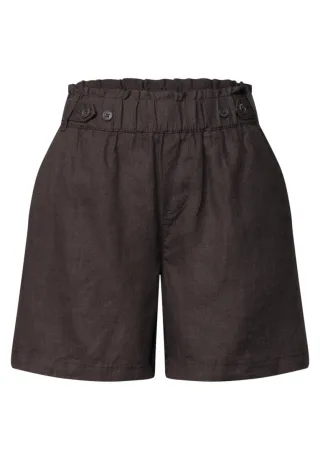 Street One - Paperbag Shorts braun - Gr. - 34