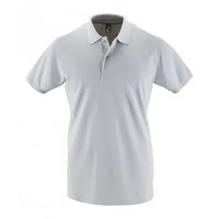 SOLS Herren Perfect Pique Kurzarm-Poloshirt (Reines Grau)