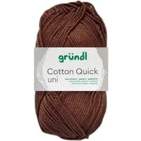 Gründl 50 Gramm Gründl Cotton Quick Uni Farbauswahl Häkelwolle