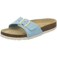 AFS-Schuhe 211241 Sommer Pantolette für Damen mit Fußbett, bequeme Sandalen aus Leder