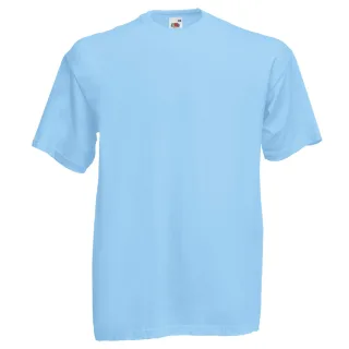 Fruit Of The Loom Herren Kurzarm T-Shirt (Himmelblau)