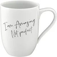 Villeroy & Boch Becher Statement Becher m. Henkel Amazing n. Perfect 0,34, Premium Porcelain
