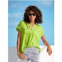 heine Klassische Bluse Oversized Bluse Kurzarm