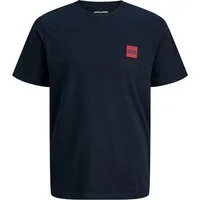 Jack & Jones Rundhalsshirt Jack&Jones T-Shirt dunkelblau Übergröße JJBRANDY