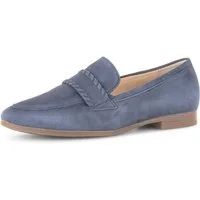 Gabor FLORENZ Slipper, Blockabsatz, Schlupfschuh, Businessschuh mit Zierriegel, G-Weite