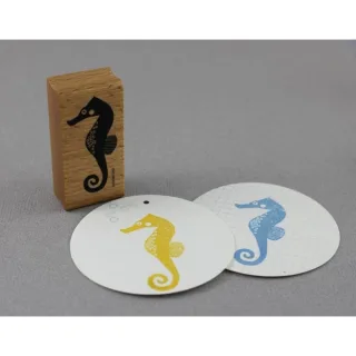 Perlenfischer Stempel maritim: SEEPFERD