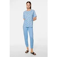 Mey Schlafanzug Mey Damen Schlafanzug Serie Adryelle Print Pyjama (2 tlg)